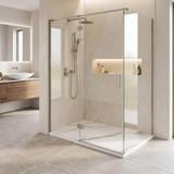 Duschkar Bazalt CARRARA WHITE 80x100