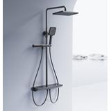 Duschgarnitur mit Thermostat REA Pedro Titanium
