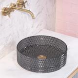 Countertop washbasin Rea Cristal Black 35