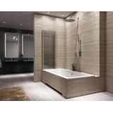 bathtub screen Rea Agat-2 100 BRUSH GOLD