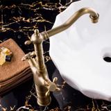 Waschbeckenarmatur Rea Rustico antique gold