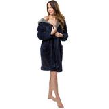 Bademantel Jordan Navy-Grey L