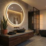 ΚΑΘΡΕΦΤΗΣ ΤΟΙΧΟΥ LED 60cm MMJ BRUSH SILVER