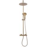 Duschgarnitur mit Thermostat REA VINCENT Gold Brush