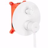 Inbouw regendoucheset Rea Lungo WHITE met uitloop + BOX