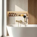 PREMIUM Rea Prime Gold Brush slavina za kadu