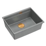 Granitspülbecken Logan 100 Grey Metallic