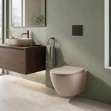 Wandhängendes WC REA Carlo Mini Tornado Mocca Matt