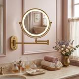 Mirror LED Glow Old Gold