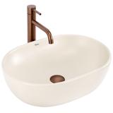 Countertop washbasin Rea Focus Creme