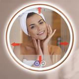 Spiegel LED 100cm MMJ BRUSH COPPER