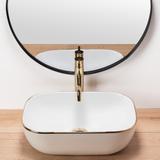 Countertop Basin Rea Belinda Gold Edge