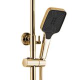 Duschgarnitur mit Thermostat REA ROB Gold