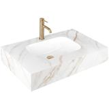 Wandwaschbecken REA Aresa Grey Gold 80