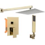 Inbouw regendoucheset Rea Fenix ​​​​Gold + Box