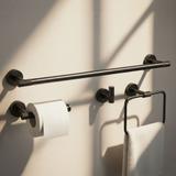 Badezimmer-Accessoire-Set GRID Black 4-teilig