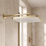 Правоъгълна душ пита REA JS-032 Brushed Gold
