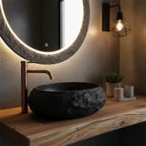 Aufsatzwaschbecken Rea Mika Black