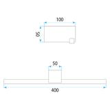 LED аплик за баня SWE040-1W 40cm Chrome