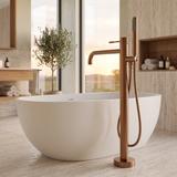 Free-standing faucet Rea Lungo Diamond Brush Copper