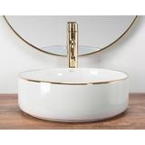 Countertop Basin Rea Sami Gold Edge
