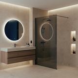 Duschwand Rea Flexi Grey / Titan 110