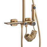 Душова стійка REA HELIX Brush Gold