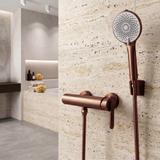 Duschschlauch mit Verdrehschutz Rea Brush Copper 150 cm