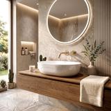 Aufsatzwaschbecken CLEO 50 white – REA