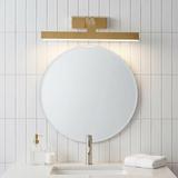 Bad LED-Wandleuchte SWE007-1W 43cm BRUSH GOLD