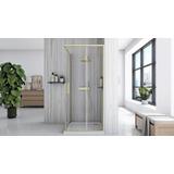 Sprchovací kút REA City 90x90 Brush Gold