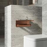 Toilettenpapierhalter mit Ablage 39105A ORI Brush Copper