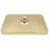 Правоъгълна душ пита REA JS-032 Brushed Gold