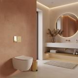 Toilet Flush Button WC Rea HD K011A-Q and Slim 024N Gold