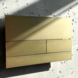 WC öblítő gomb Rea T K011A-Q és Slim 024N Gold Brush