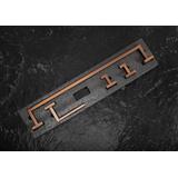 Badezimmer-Accessoire-Set Rio Brush Copper 4-teilig