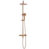 Kit de douche avec thermostat REA Lungo Copper Brush
