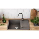 Spülbecken granit Nils Grey set 5in1