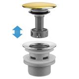 Waschbecken-Siphon Klik-Klak Universal REA Flow Gold
