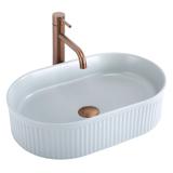 Countertop washbasin Rea Vanda Baby Blue Matt