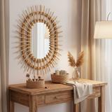 Boho-Wandspiegel 57CM QDJ5749