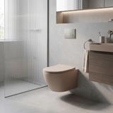 Wandhängendes WC REA Carlo Mini Tornado Mocca Matt