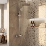 Duschset utan pip med termostat Rea Lungo Chrome