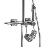 REA HELIX BRUSHED NICKEL INOX dušikomplekt