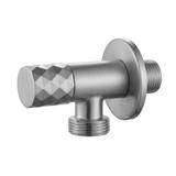 Zawór kątowy Diamond 03 1/2" x 3/4" Nikiel Szczotkowany