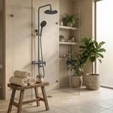 Thermostat Duschset Lungo Diamond Gold