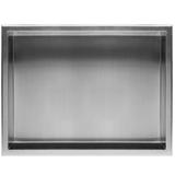 NISCHENREGAL BADEZIMMER 30x45 stahl gebürstet