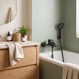 Grifo de bañera REA ARGUS BLACK MATT