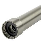 Extension for a bathtub and shower set brush nickel 50cm