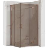 Душ кабина REA Hugo Double 90x90 Copper Brush